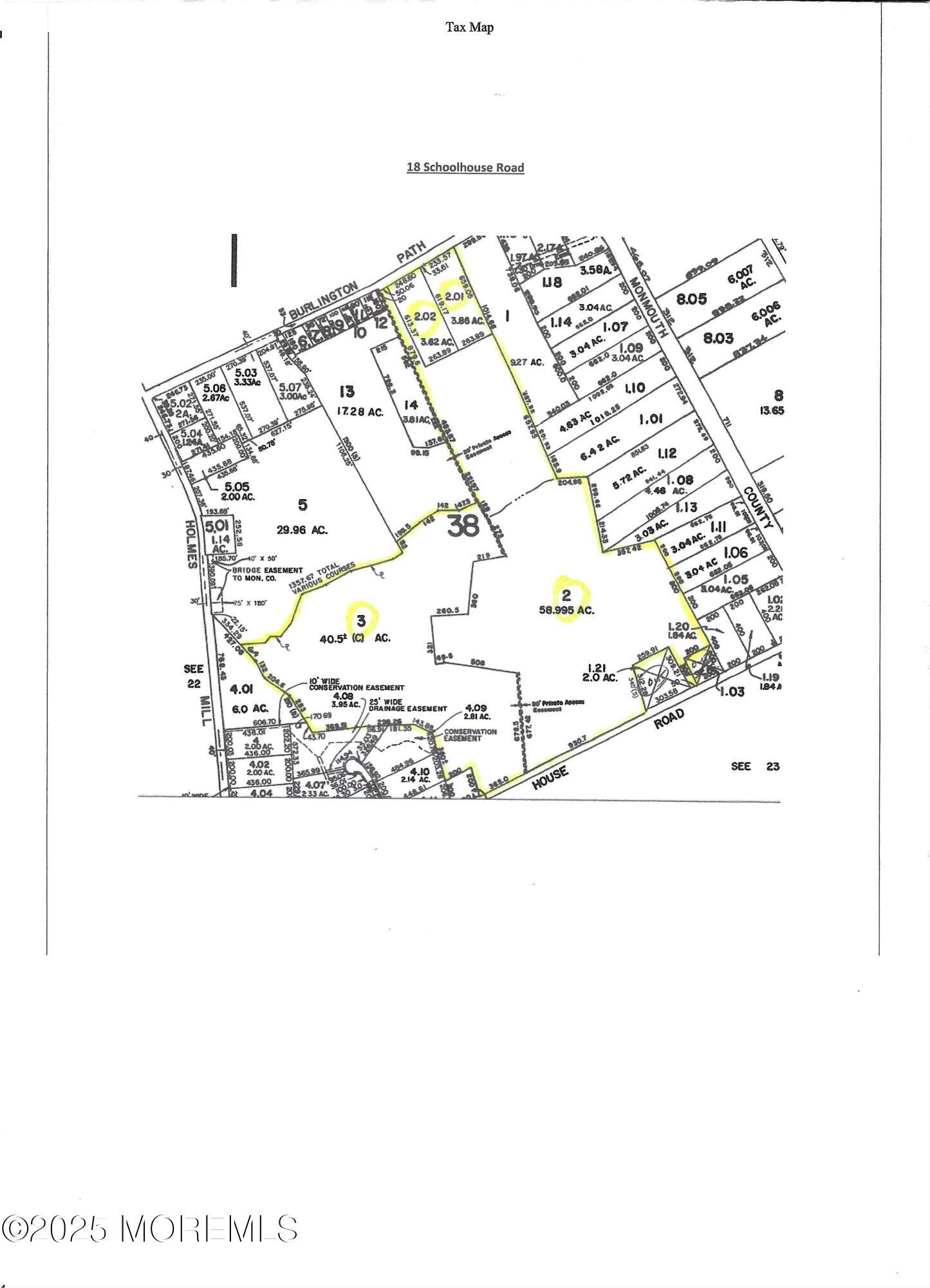 18 Schoolhouse Road Cream Ridge, NJ 08514 - Photo 136 of 136 a black and white photo of a painting