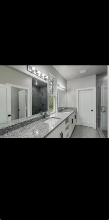 a close view of closet