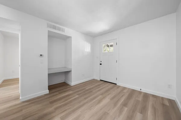 wooden floor in an empty room