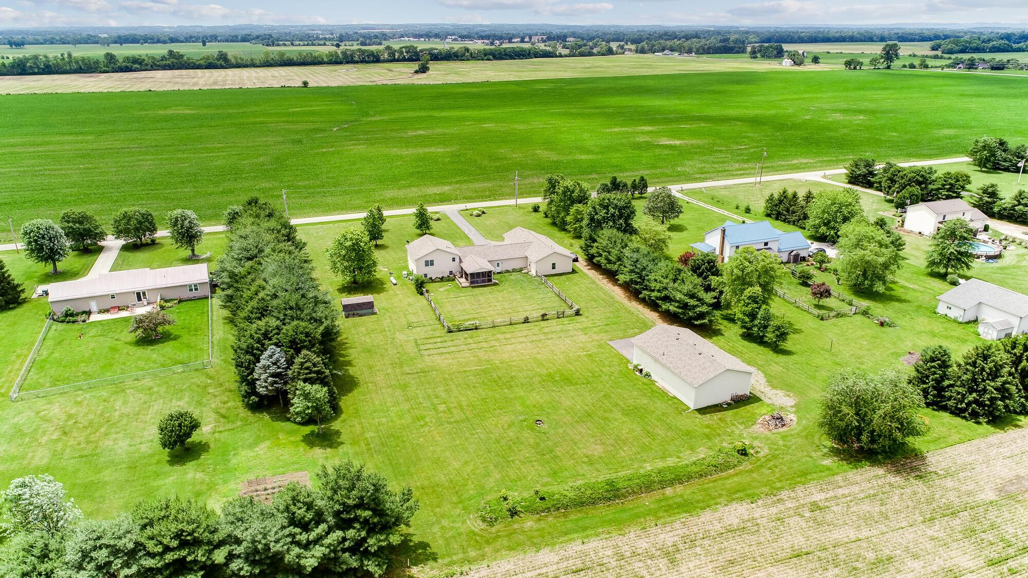 1434 Bickel Church Road Northeast Baltimore, OH 43105 - Photo 53 of 57 Aerial View - 1434 Bickel Church Road NE, Baltimore, OH 43105