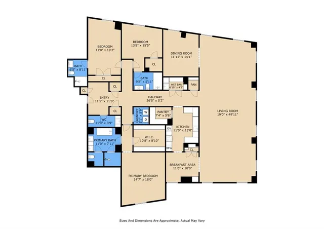 $6,450,000 | 2 Canal Street, Unit 2505, New Orleans, LA 70130