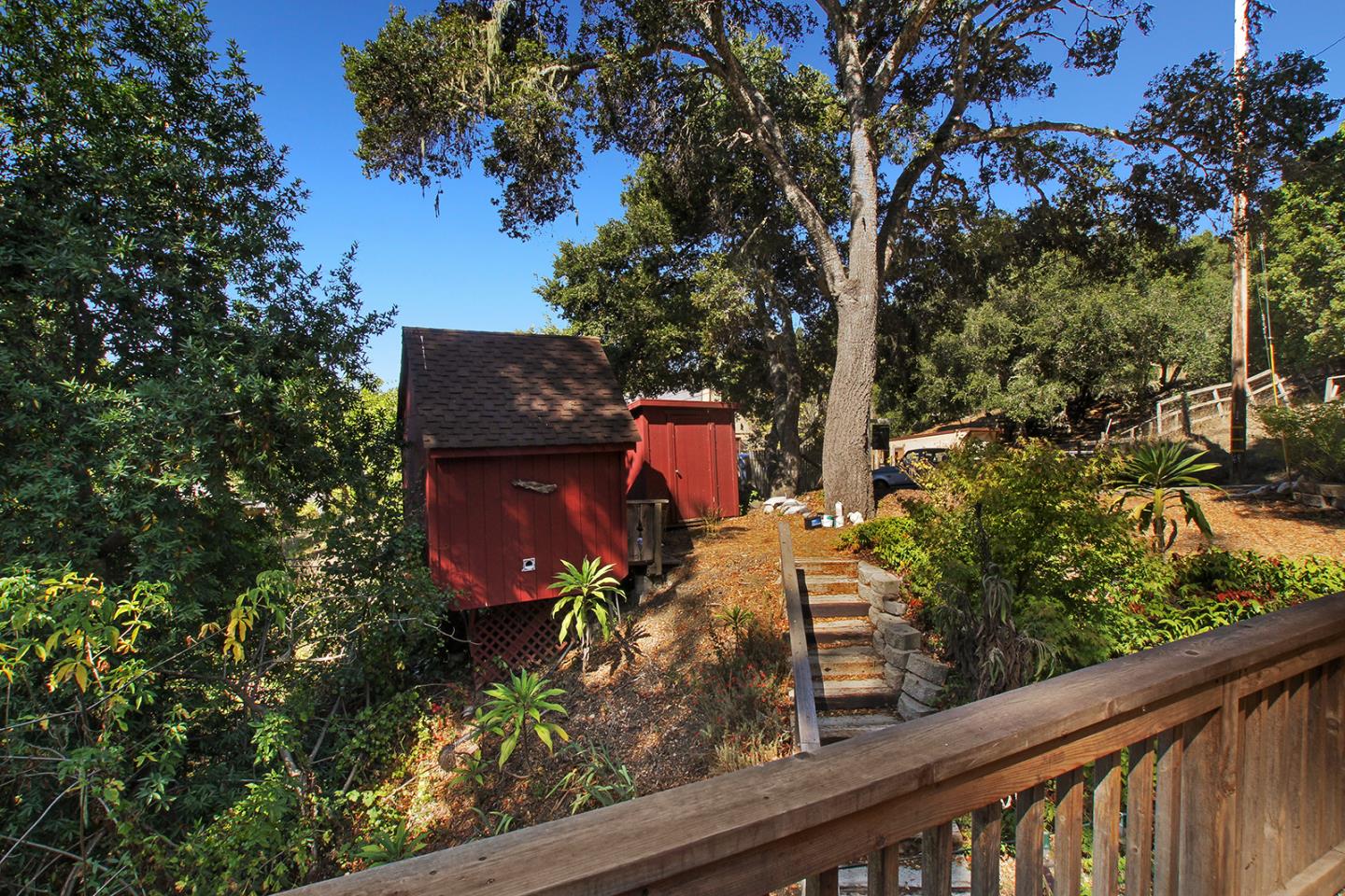 176 Roquena Drive La Honda, CA 94020 - Photo 3 of 21 an aerial view of a house with garden space and street view