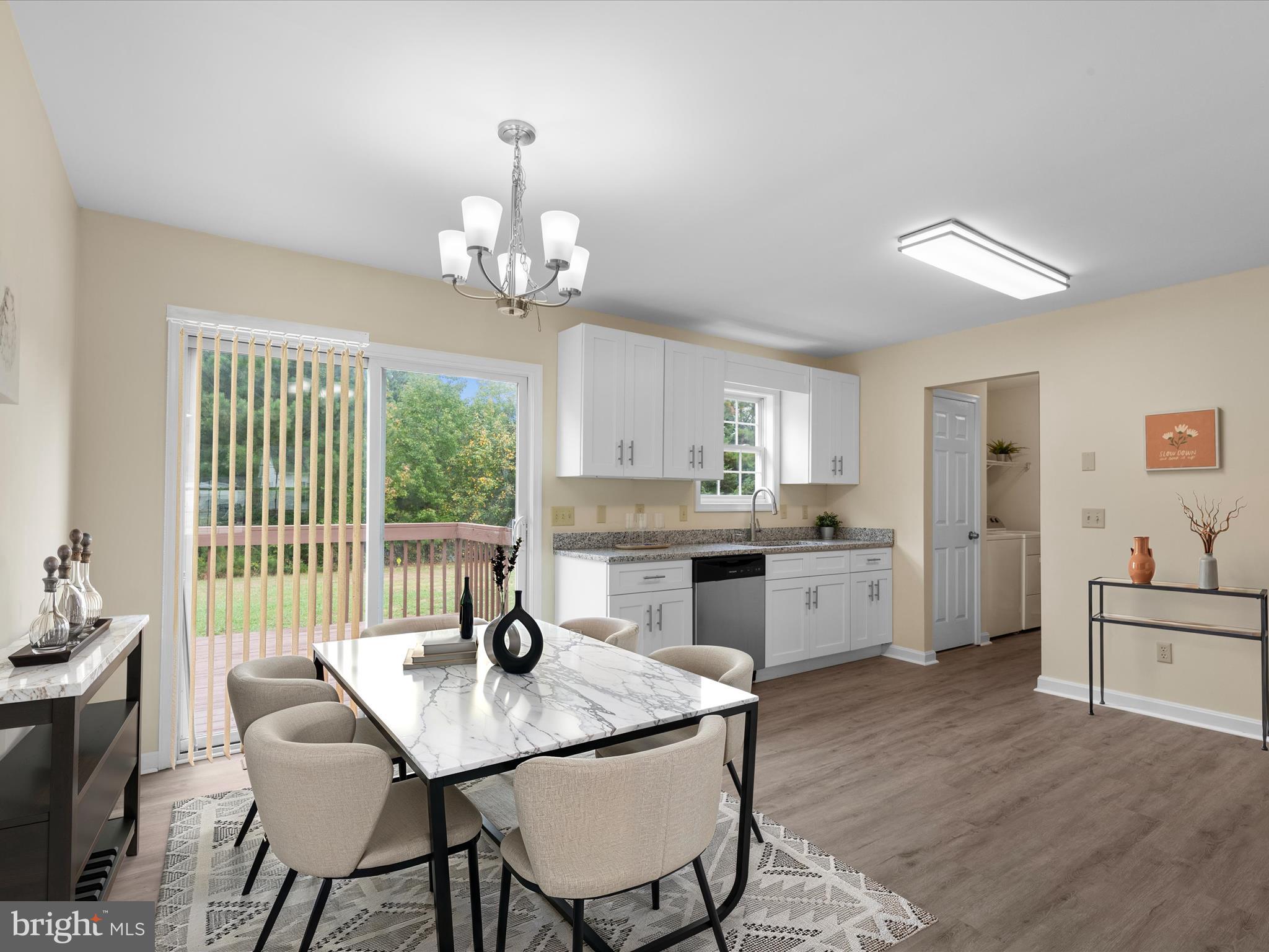 1117 High Street Cambridge, MD 21613 - Photo 7 of 48 Virtually Staged_Dining & Kitchen