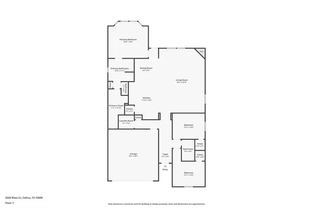 $2,950 | 2020 Rhea Court, Celina, TX 75009