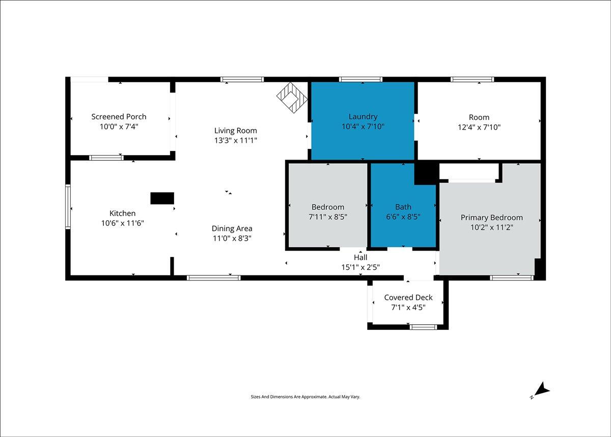 772 Eucalyptus Road McKinleyville, CA 95519 - Photo 19 of 20 05-772 Eucalyptus Ave- Floorplan