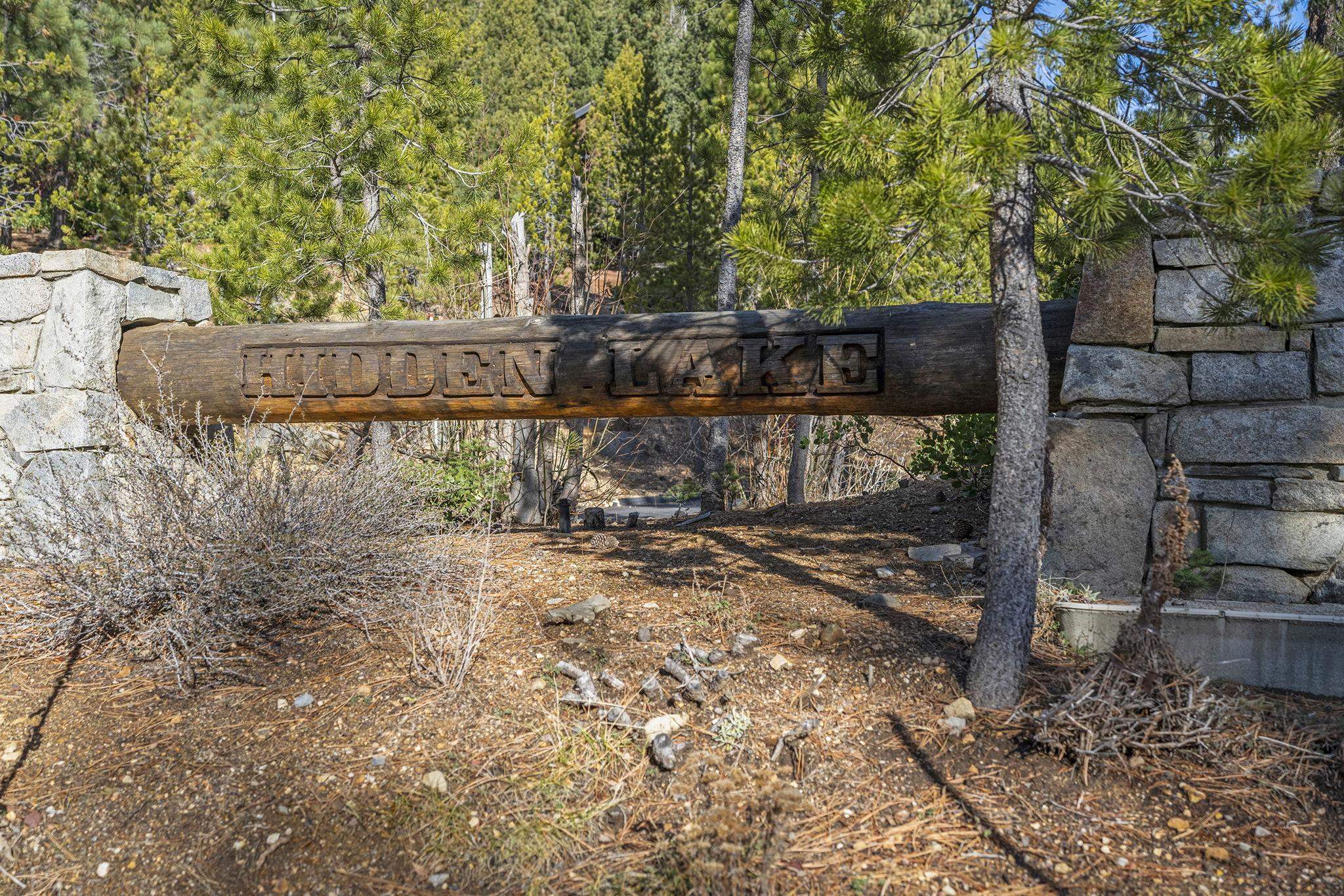 202 Hidden Lake Loop Olympic Valley, CA 96146 - Photo 13 of 28 a view of a street with potted plants and large trees