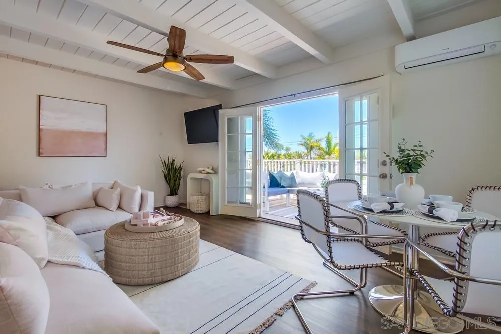 303-305 Sanford Street Encinitas, CA 92024 - Photo 23 of 41 a living room with furniture and a large window