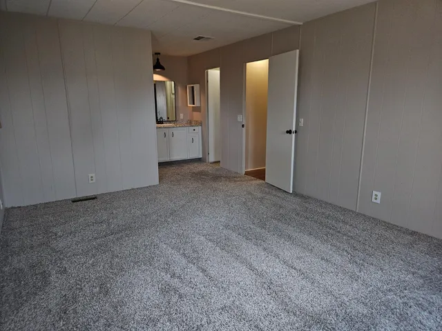 a view of empty room