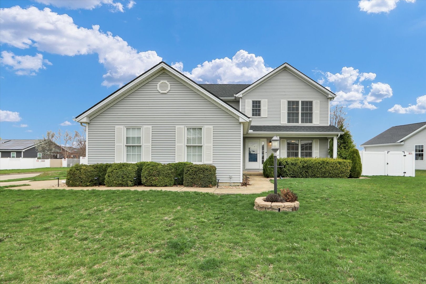 3808 Pebblebrook Lane Champaign, IL 61822 - Photo 1 of 31 a front view of house with yard and green space