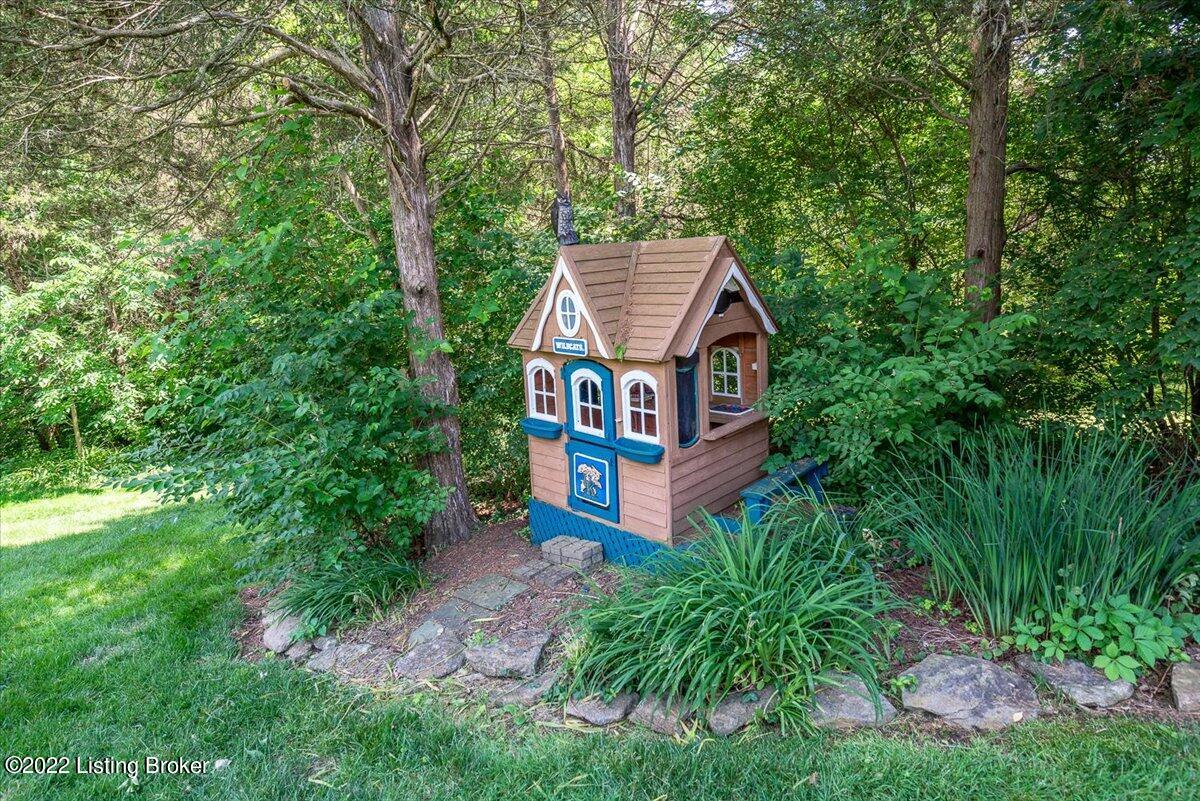 10406 Stone School Road Prospect, KY 40059 - Photo 67 of 77 Playhouse for the Kids stays w/ the Home