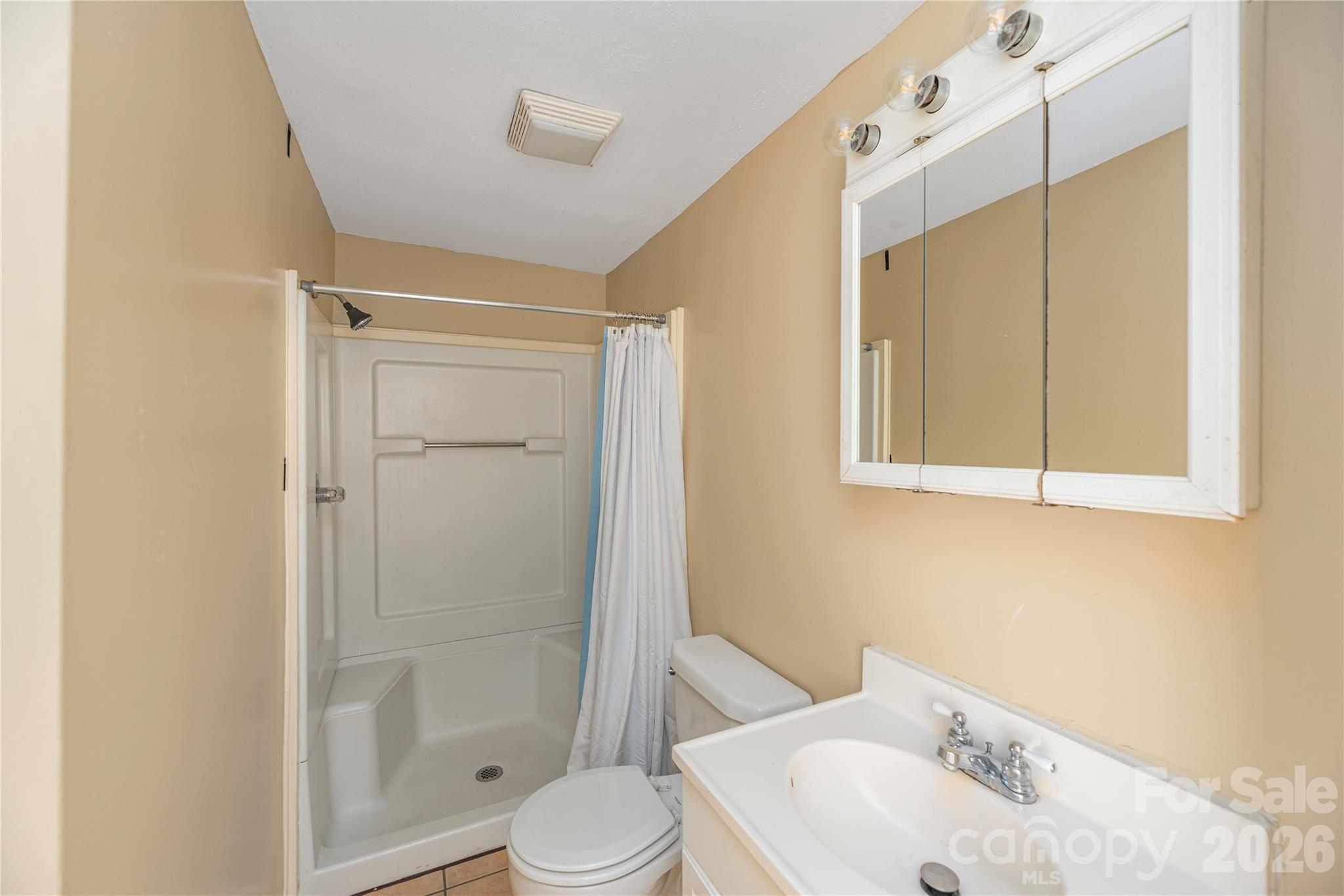 448 Sand Hill Road Asheville, NC 28806 - Photo 21 of 24 a bathroom with a sink toilet and shower