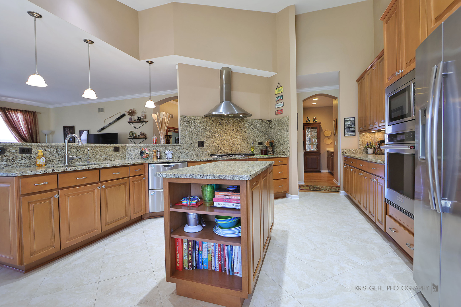 317 Sterling Circle Cary, IL 60013 - Photo 15 of 47 a kitchen with stainless steel appliances granite countertop a sink and cabinets