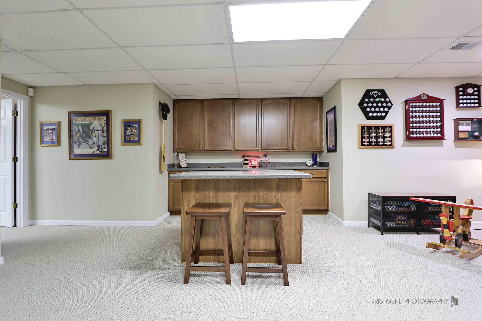 317 Sterling Circle Cary, IL 60013 - Photo 28 of 47 a dinning room with kitchen island stainless steel appliances a stove a refrigerator a sink and dishwasher