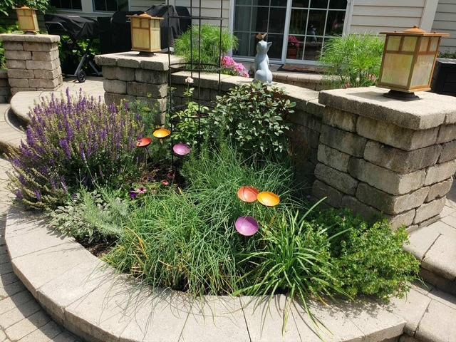 317 Sterling Circle Cary, IL 60013 - Photo 42 of 47 a view of a swimming pool with some potted plants and large tree