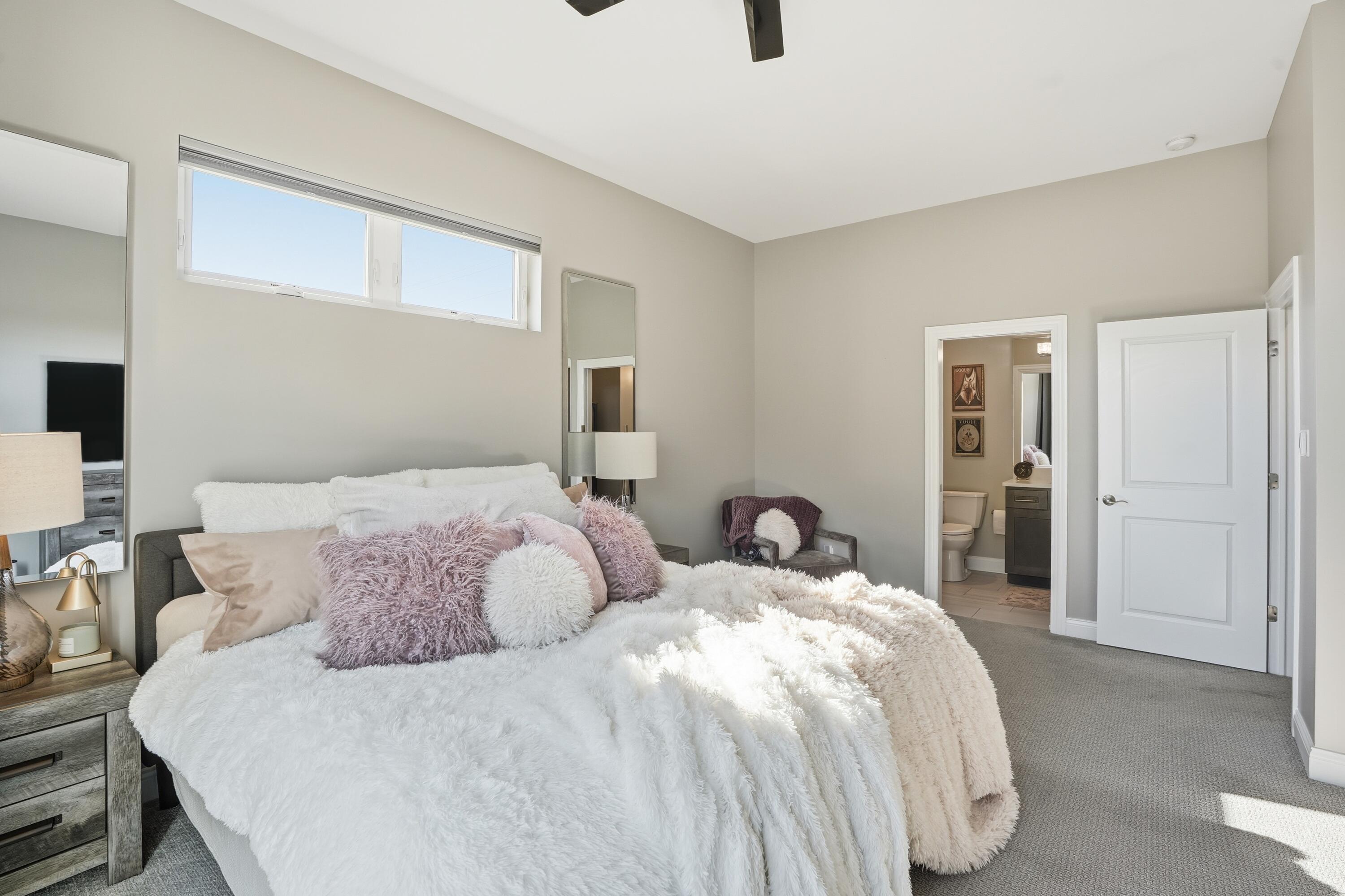310 North Indiana Avenue Crown Point, IN 46307 - Photo 17 of 29 a bedroom with two beds and a lamp