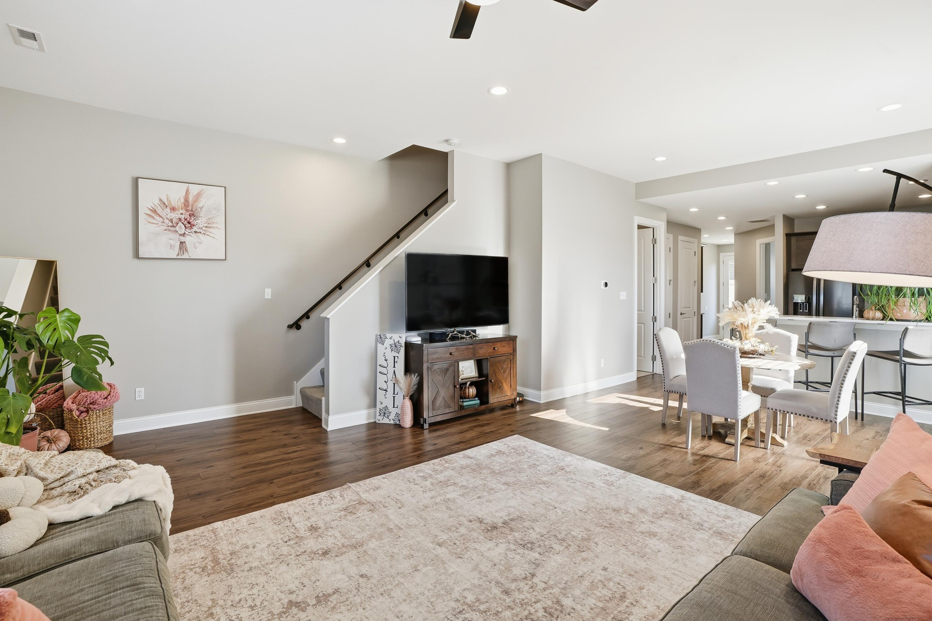 310 North Indiana Avenue Crown Point, IN 46307 - Photo 7 of 29 a living room with furniture and a flat screen tv