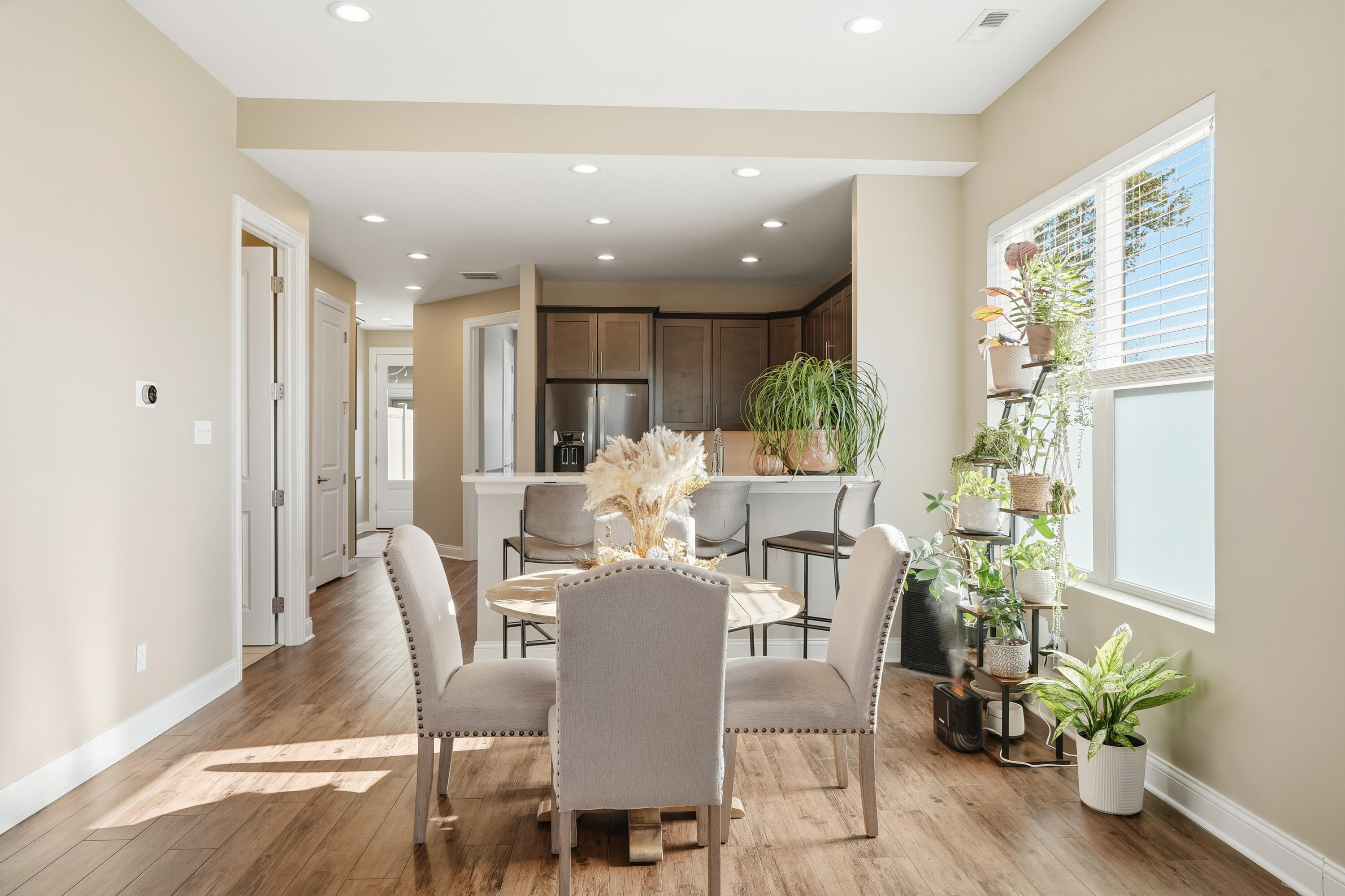 310 North Indiana Avenue Crown Point, IN 46307 - Photo 9 of 29 a view of a dining room with furniture window and wooden floor