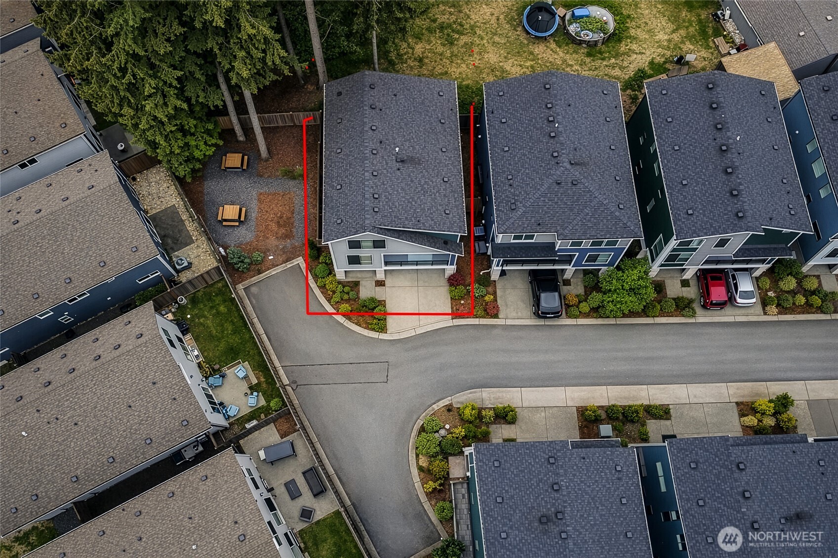 130 198th Street Southeast, Unit 5 Bothell, WA 98012 - Photo 39 of 40 an aerial view of residential houses with outdoor space