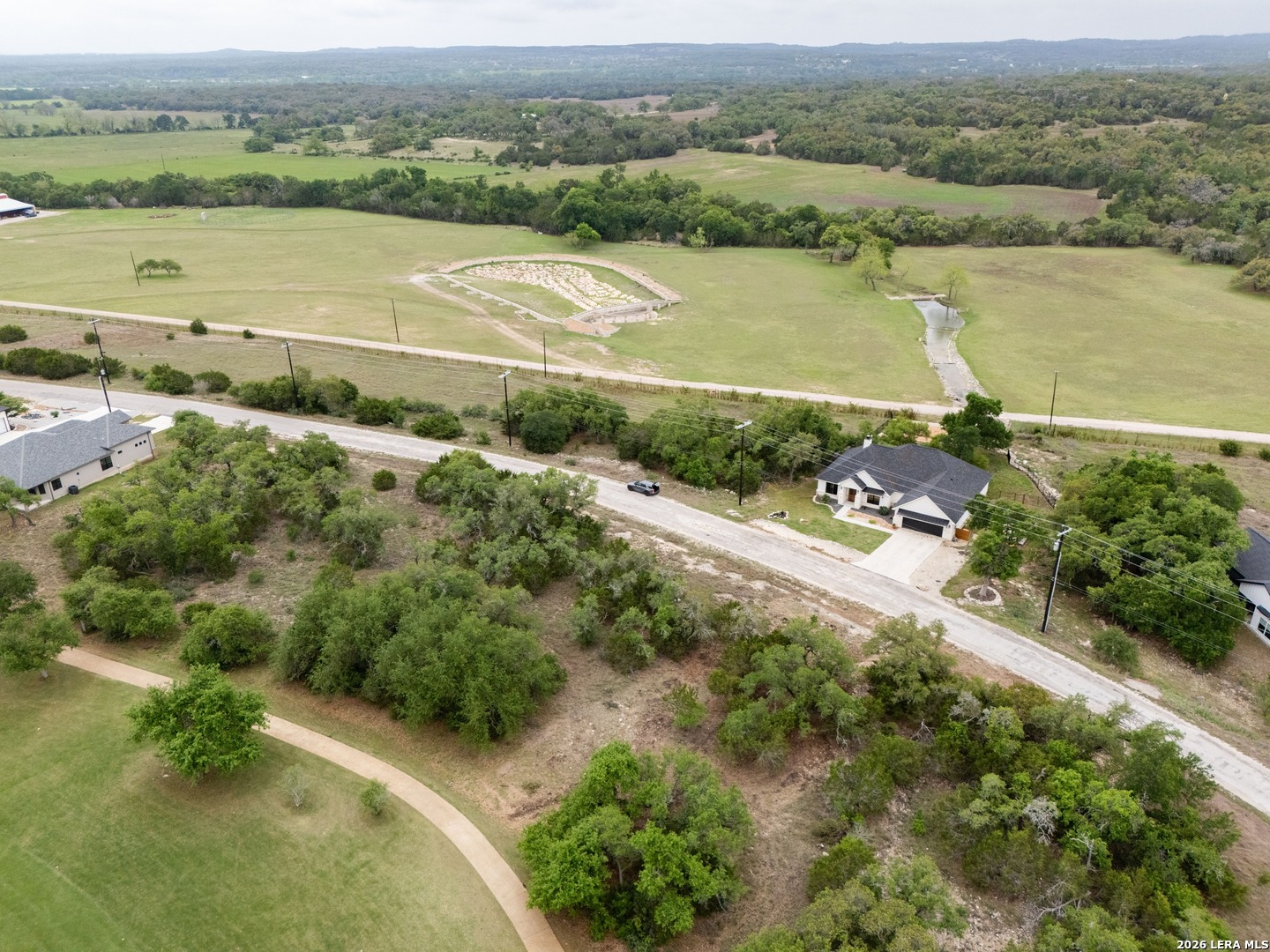401 George Dolson Blanco, TX 78606 - Photo 13 of 19 an aerial view of valley and lake