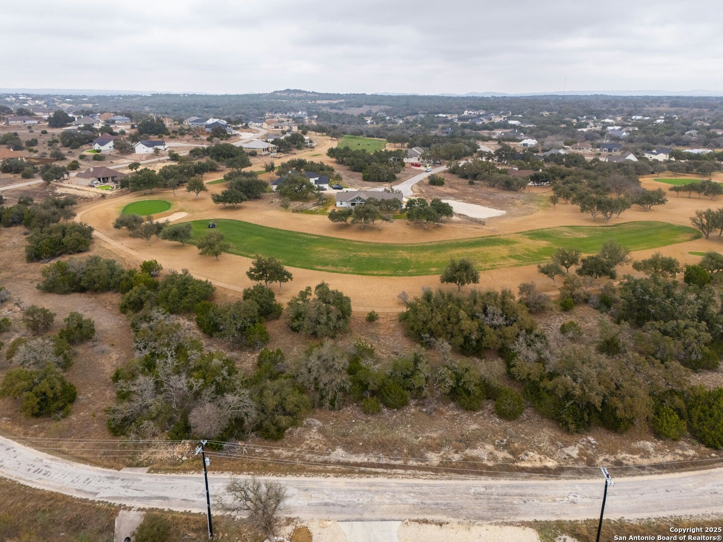 401 George Dolson Blanco, TX 78606 - Photo 2 of 19 an aerial view of residential houses with outdoor space and trees