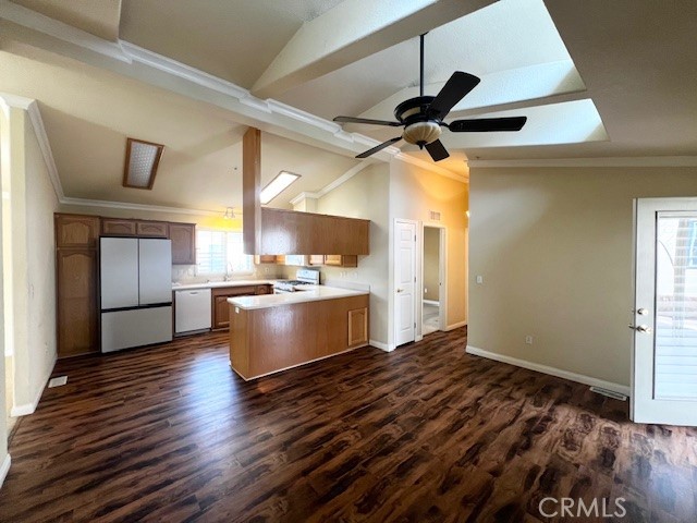 27600 Atlantic Avenue, Unit 427 Highland, CA 92346 - Photo 12 of 20 a kitchen with stainless steel appliances granite countertop a sink a stove and a refrigerator