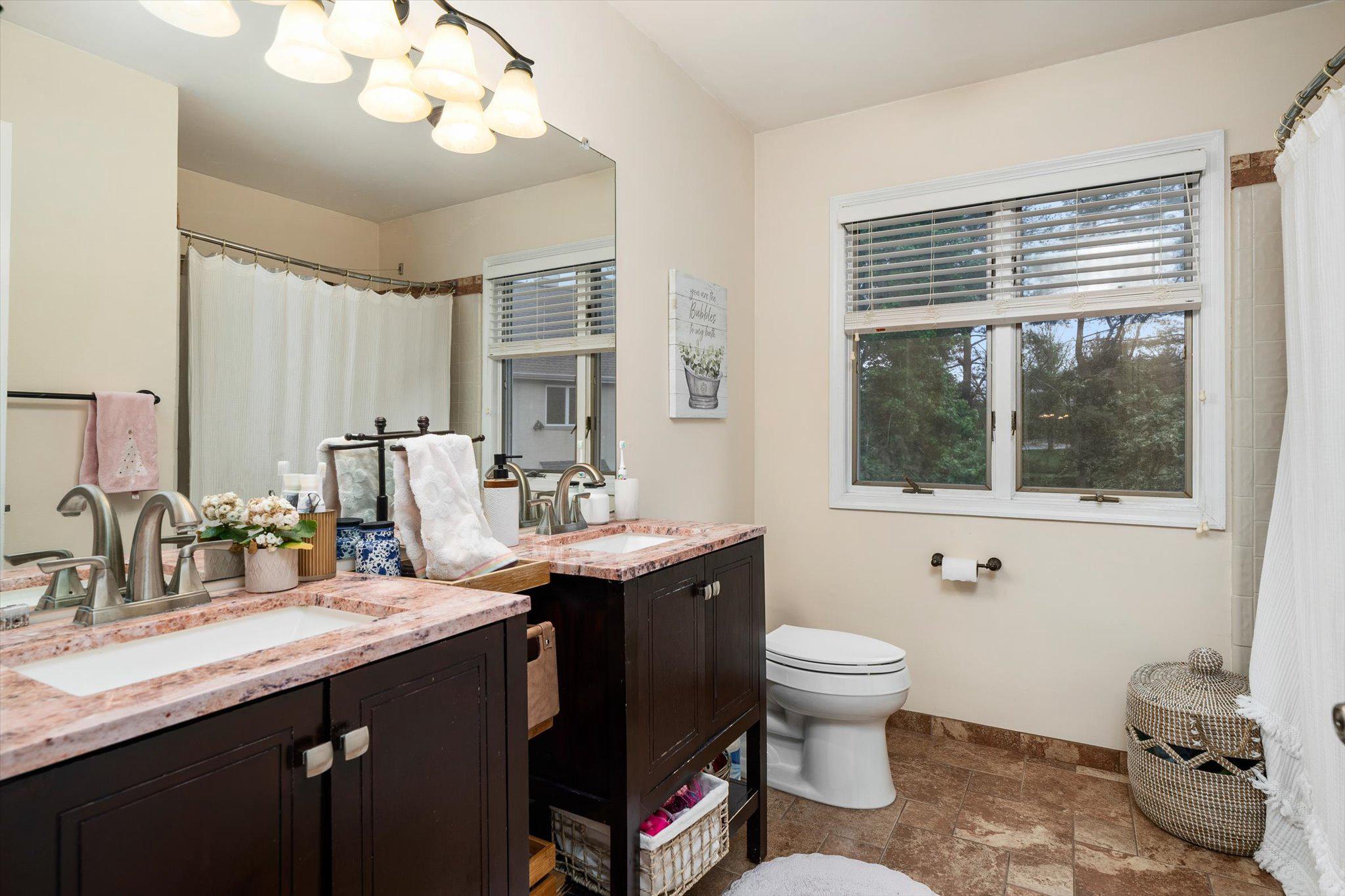 22 Exeter Court Princeton, NJ 08540 - Photo 23 of 31 Hall Bathroom/ Double Vanity