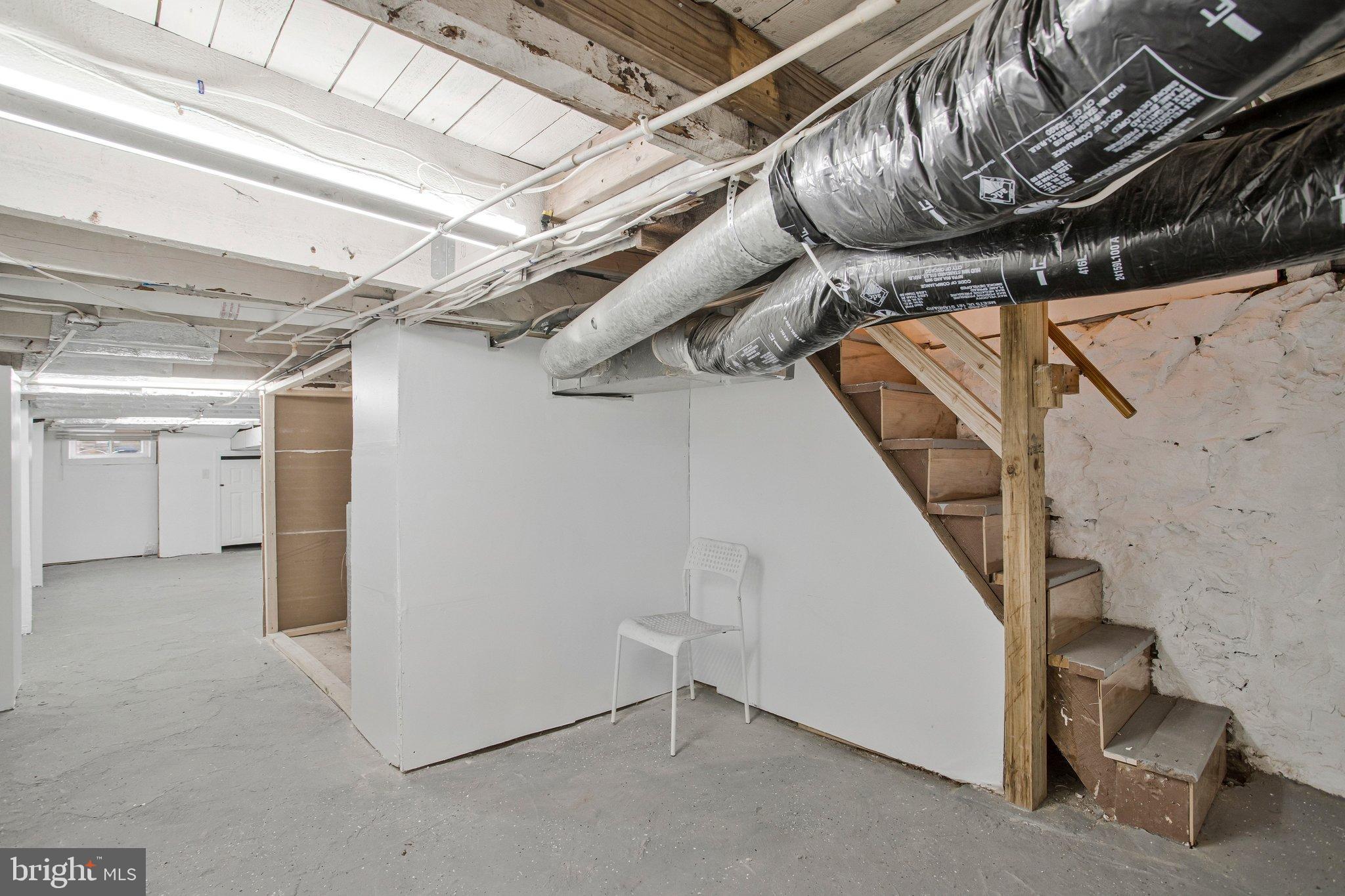 1102 Carroll Street Baltimore, MD 21230 - Photo 42 of 52 Spacious basement with potential for creativity.