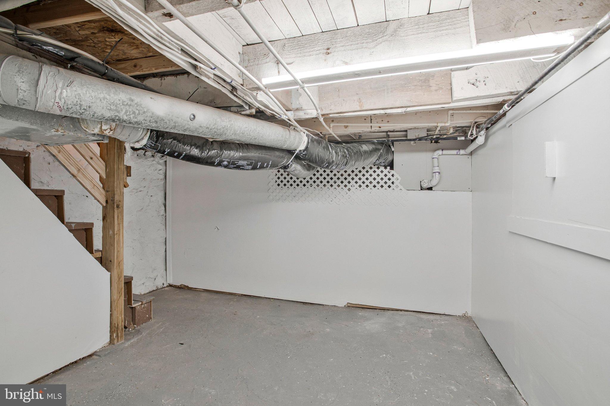 1102 Carroll Street Baltimore, MD 21230 - Photo 45 of 52 Spacious, versatile basement ready for ideas.