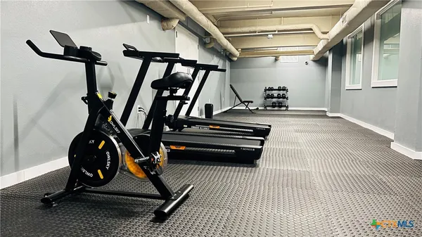 a view of gym