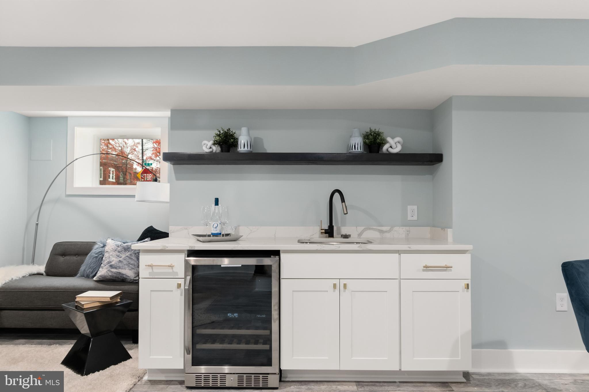 900 10th Street Northeast Washington, DC 20002 - Photo 23 of 36 Lower-Level Wet Bar