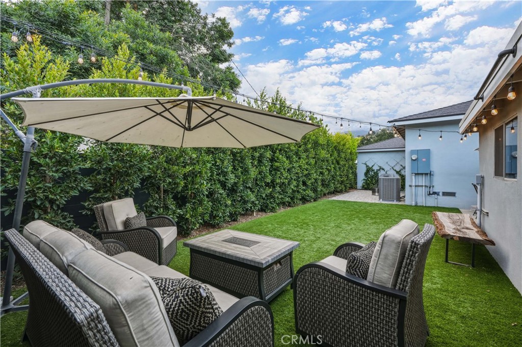2028 Chesson Street Duarte, CA 91010 - Photo 44 of 66 Backyard retreat with tall privacy ficus edges