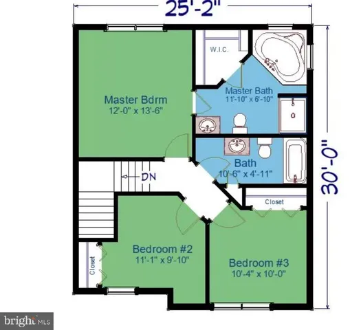 a view of a yard with an trees