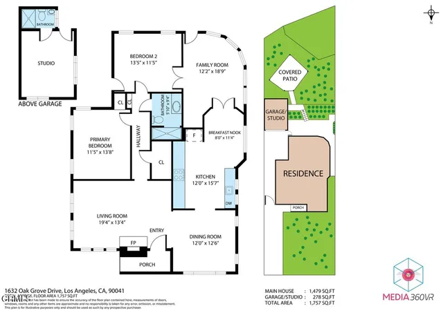 $1,559,000 | 1632 Oak Grove Drive, Los Angeles, CA 90041