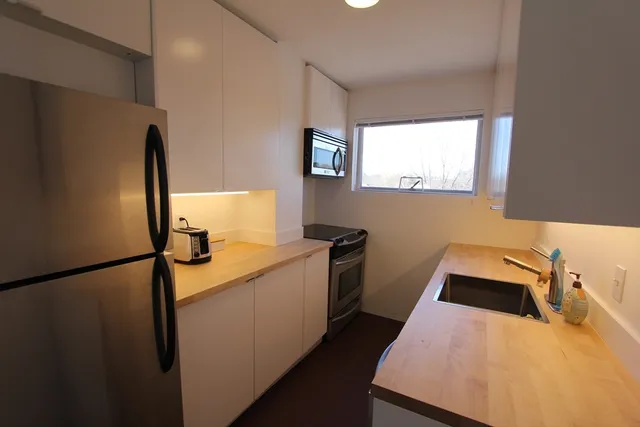 a room with storage and utility