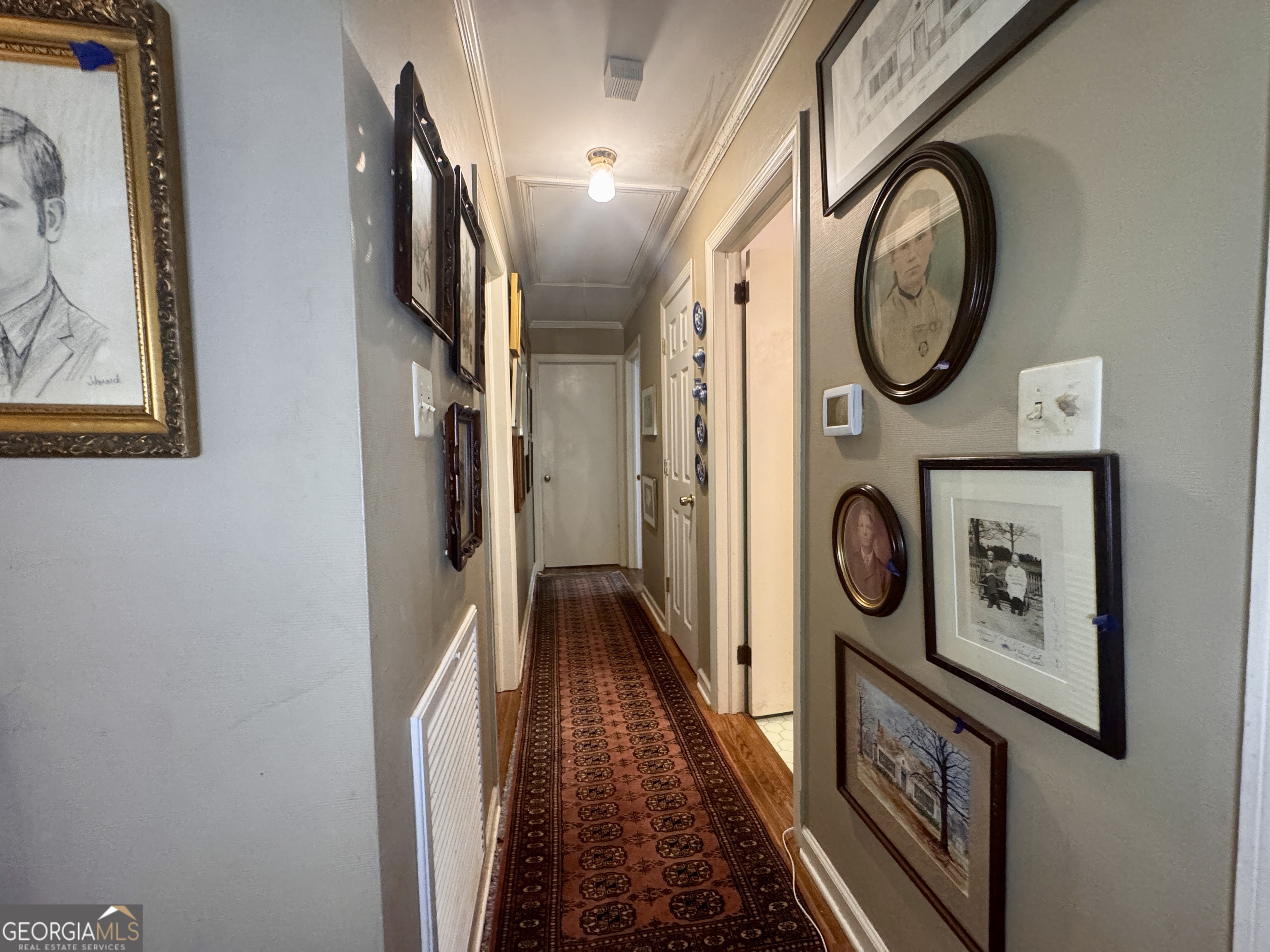 601 Cherokee Road LaGrange, GA 30240 - Photo 20 of 37 a view of a hallway with washer and dryer