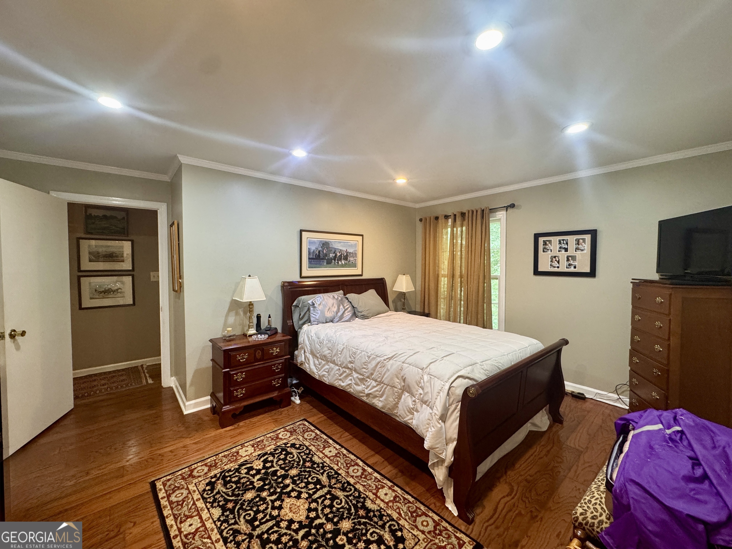 601 Cherokee Road LaGrange, GA 30240 - Photo 26 of 37 a bedroom with a bed and a television