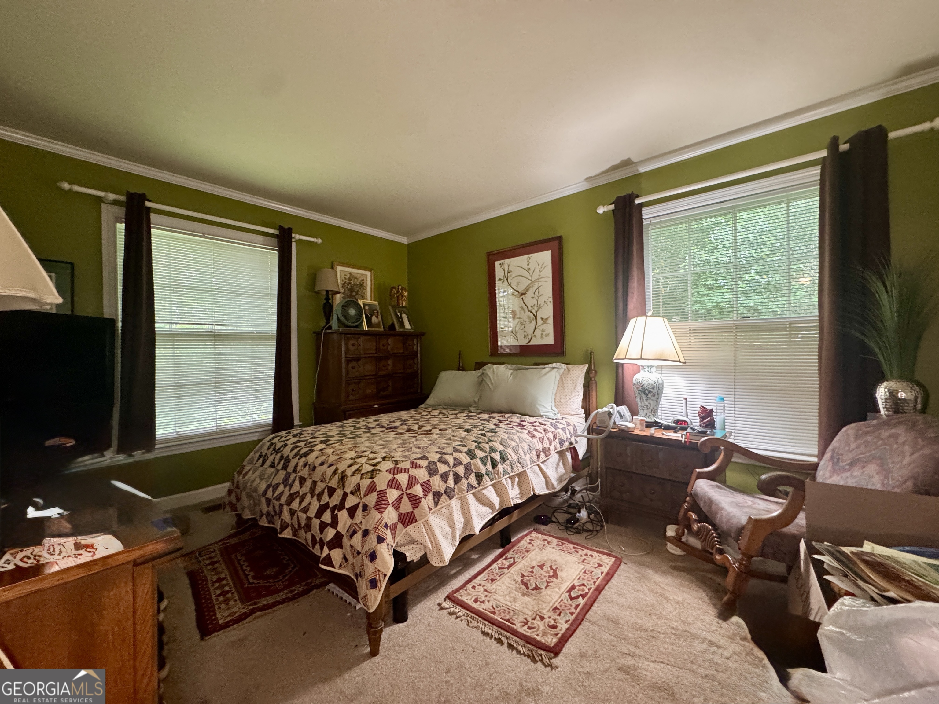 601 Cherokee Road LaGrange, GA 30240 - Photo 34 of 37 a bedroom with a bed and wooden floor