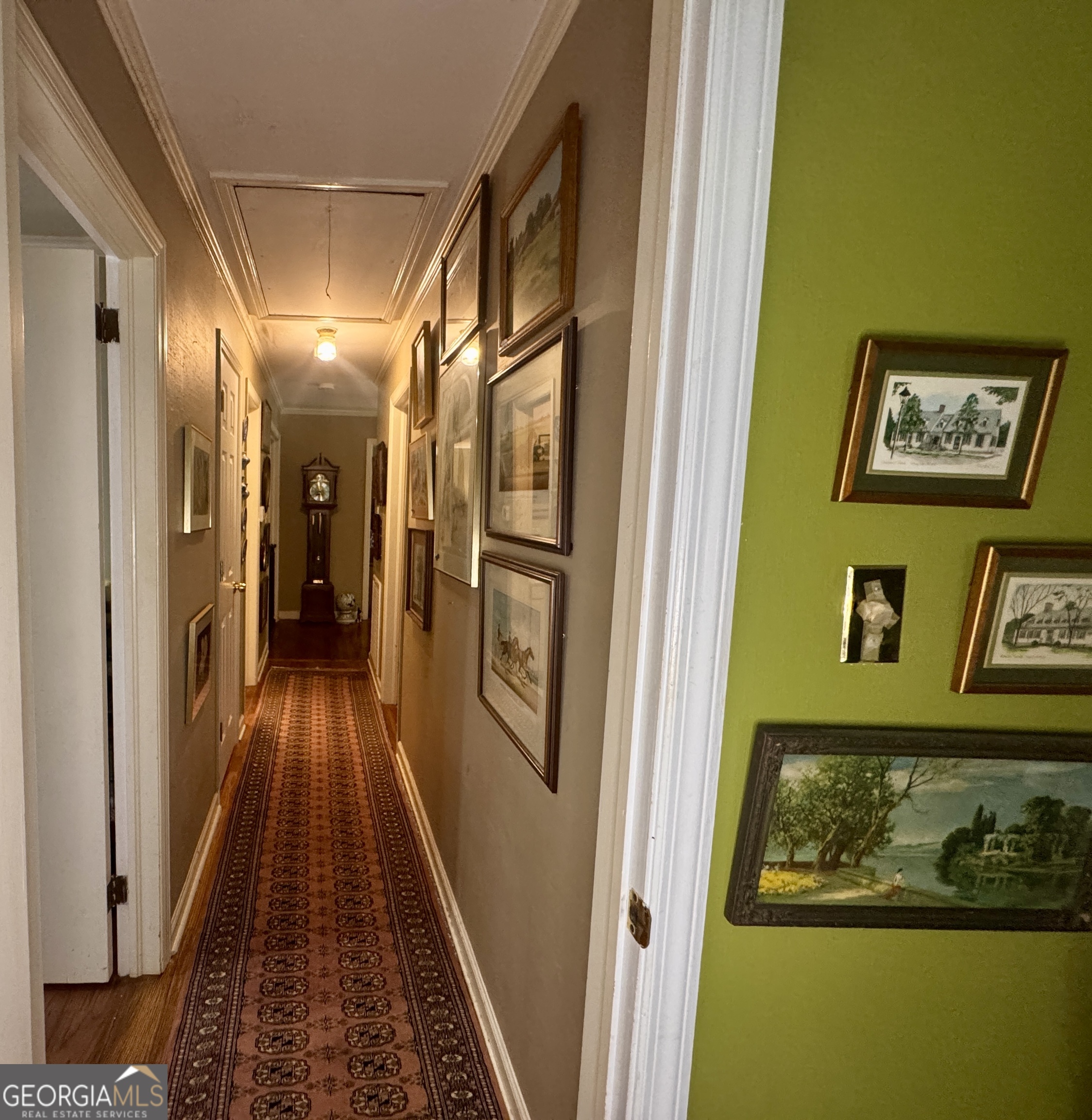 601 Cherokee Road LaGrange, GA 30240 - Photo 35 of 37 a view of a hallway with wooden floor