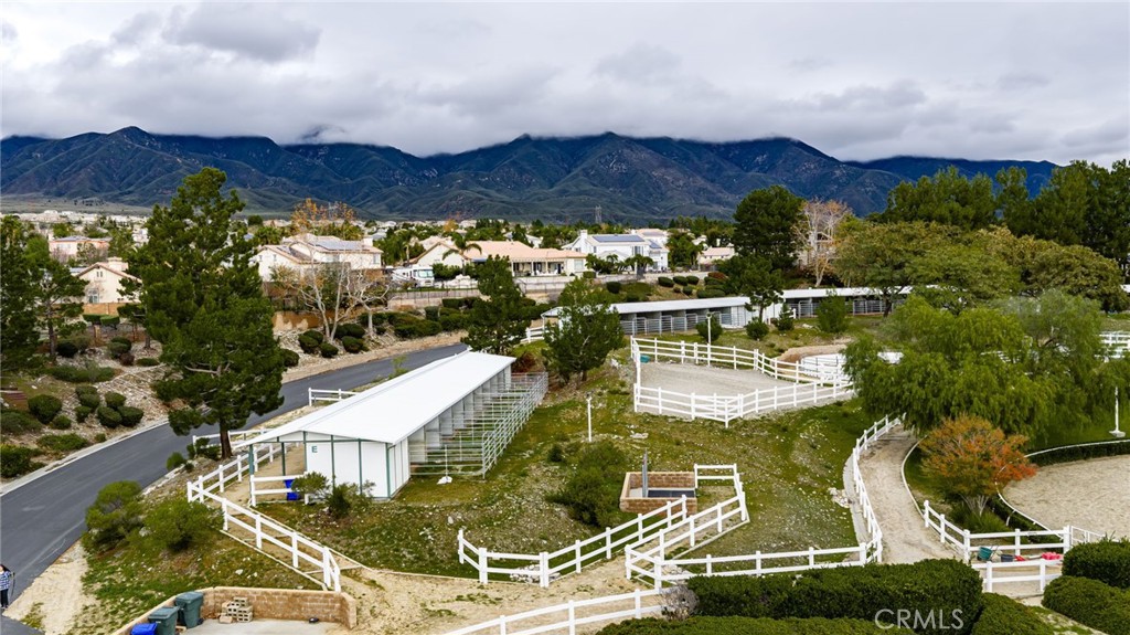 12732 Arena Drive Rancho Cucamonga, CA 91739 - Photo 51 of 61 an aerial view of residential houses with outdoor space and river