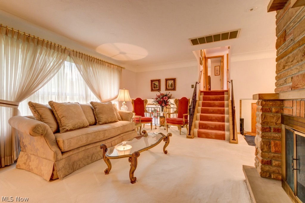4949 Brainard Road Orange, OH 44022 - Photo 5 of 24 Gracious formal living room has a terrific fireplace...