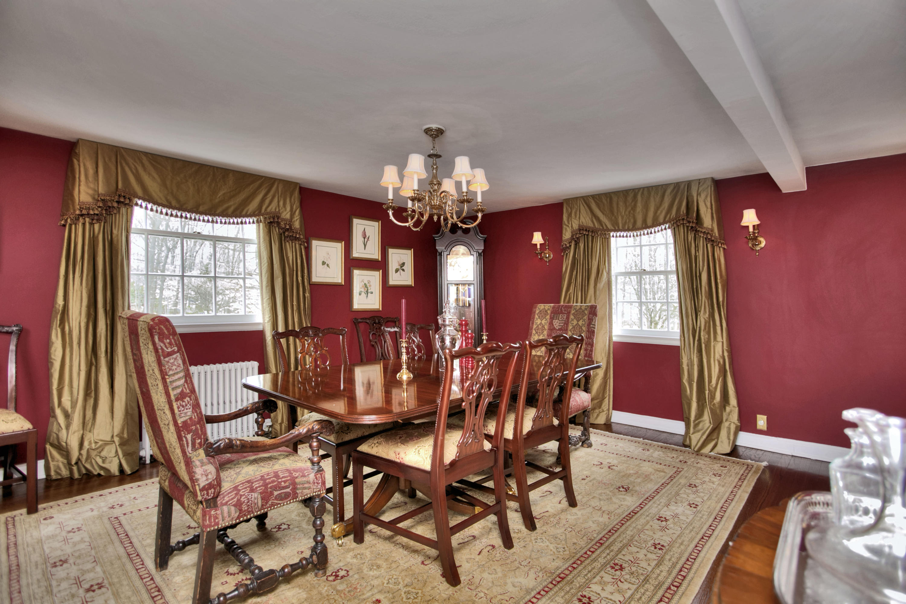 29 Stony Brook Road Darien, CT 06820 - Photo 8 of 24 a view of a dining room with furniture and window