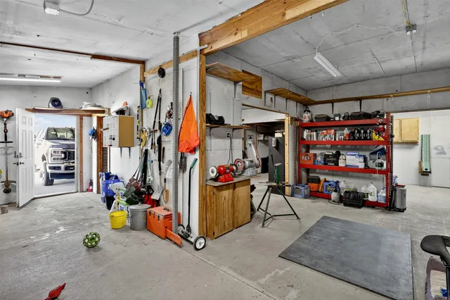 a view of storage and utility room
