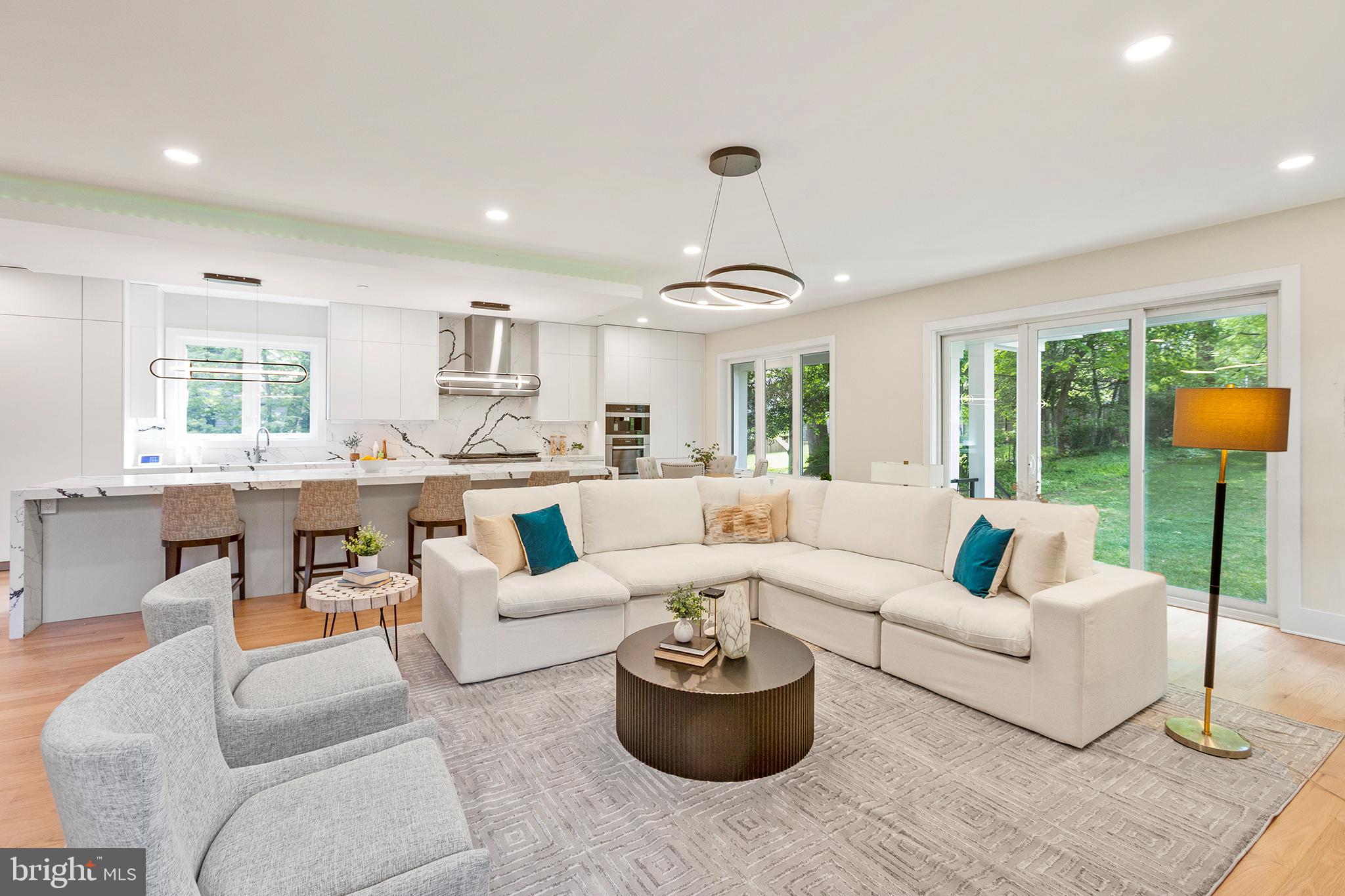 3706 Spring Street Chevy Chase, MD 20815 - Photo 19 of 63 Family Room & Kitchen
