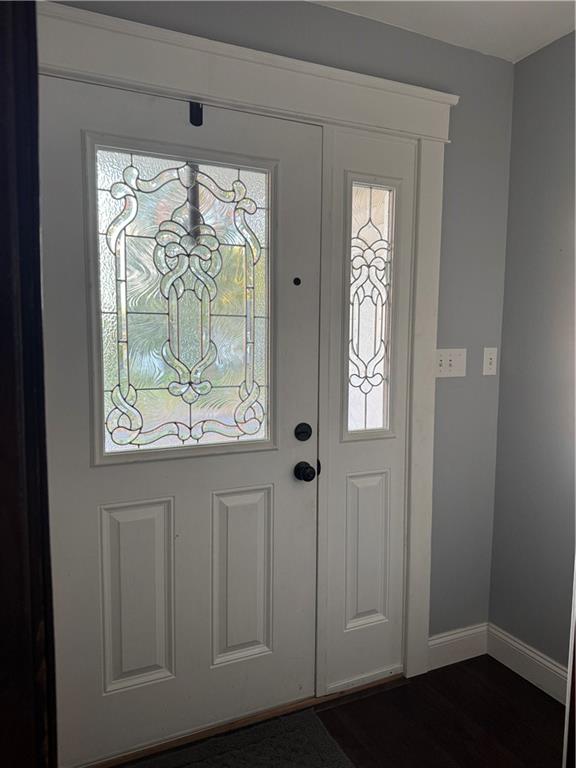 351 North Pitt Street Mercer, PA 16137 - Photo 20 of 39 an entryway with wooden floor and doors