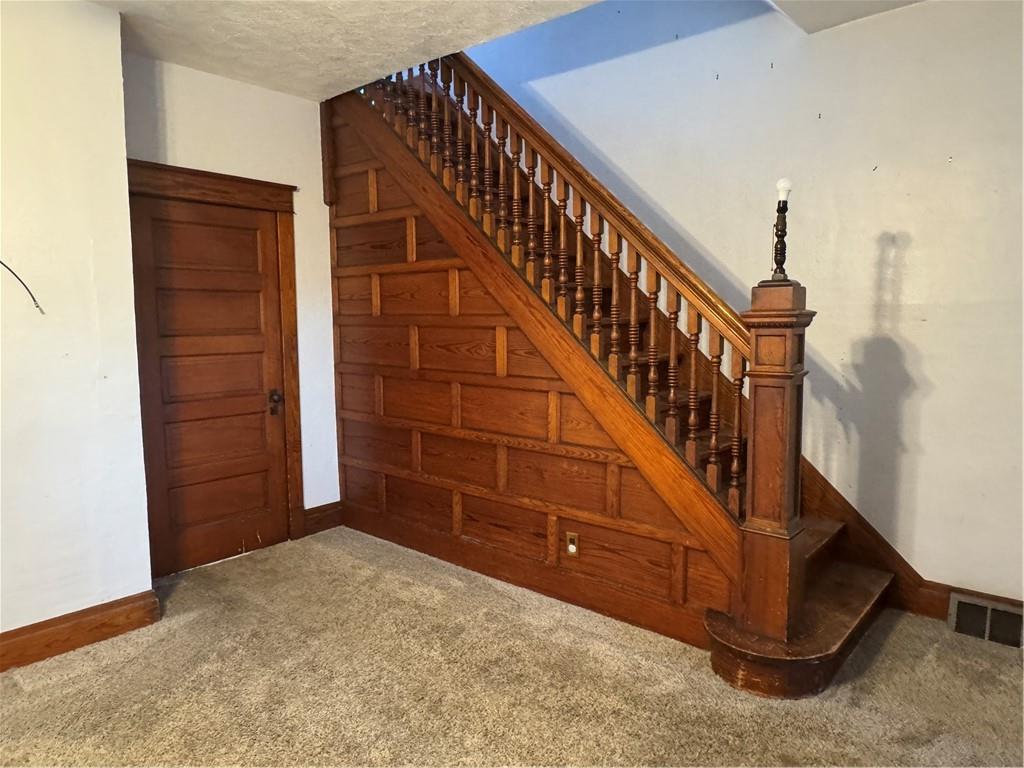 351 North Pitt Street Mercer, PA 16137 - Photo 22 of 39 a view of entryway with wooden stairs