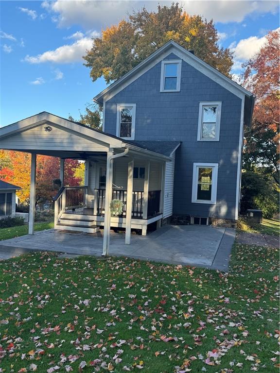 351 North Pitt Street Mercer, PA 16137 - Photo 34 of 39 a view of a house with backyard porch and sitting area