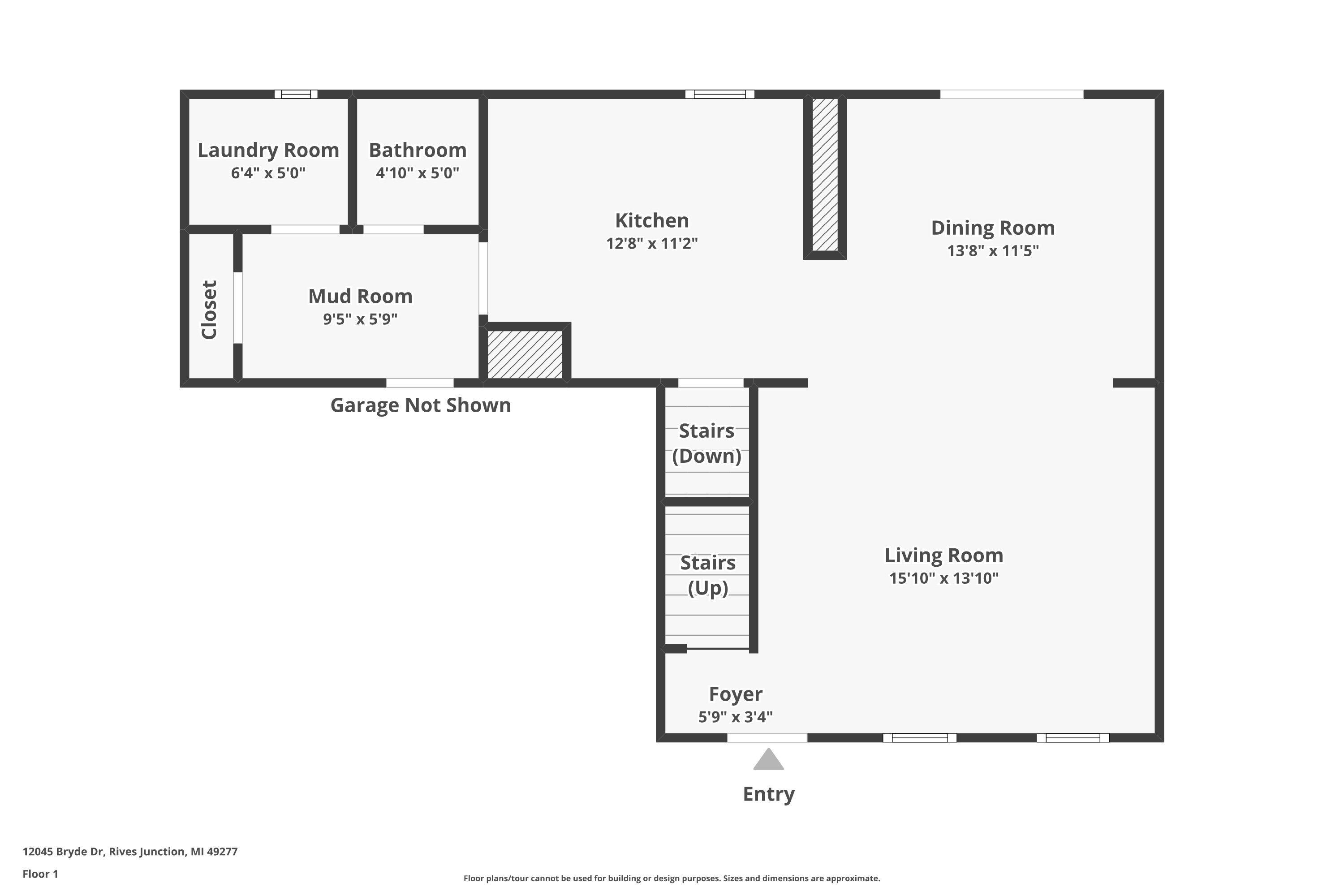 12045 Bryde Drive Rives Junction, MI 49277 - Photo 51 of 54 3-1st Floor