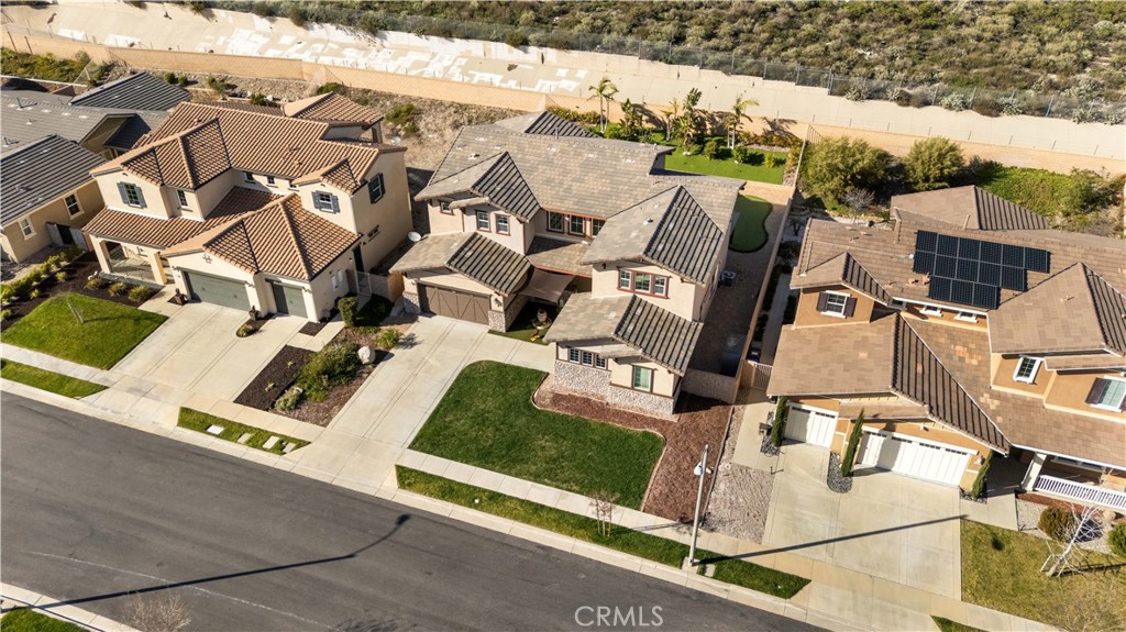 12210 Alamo Drive Rancho Cucamonga, CA 91739 - Photo 49 of 53 an aerial view of residential houses with outdoor space