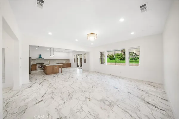 a view of kitchen and window