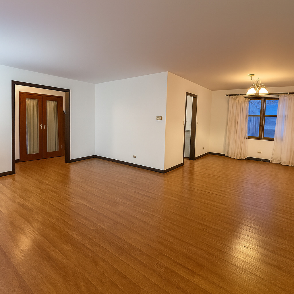 6300 Beaver Dam Road Matteson, IL 60443 - Photo 3 of 11 a view of an empty room with wooden floor and a window